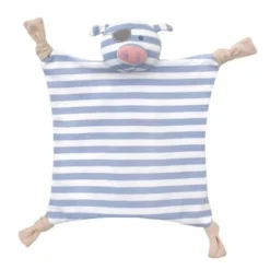 Apple Park™ Doudou Plat Mouchoir Organic Farm Buddies™ Cochon Pirate - Doudou Bio