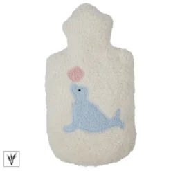 Bouillotte Épeautre Efie® Broderie Otarie - Bouillotte Efie