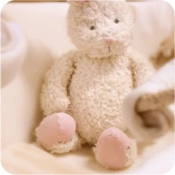 Doudou Lapine FiFi Large (45 Cm) Charlie Bears- Doudou Coton Bio Oeko-tex -Jouets En Peluche Soldes charlie bears doudou lapine fifi large doudou coton bio oeko tex 1 2