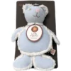 Charlie Bears Doudou Plat Ours Bodo Bleu - Doudou Coton Bio