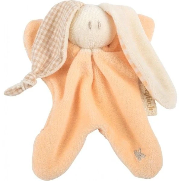 Coffret 2 Doudous HochetCoton Bio Keptin-jrLittle Toddel Pêche 16cm - Doudou Bio 2 Coffret 2 Doudous HochetCoton Bio Keptin-jrLittle Toddel Pêche 16cm - Doudou Bio – Image 2