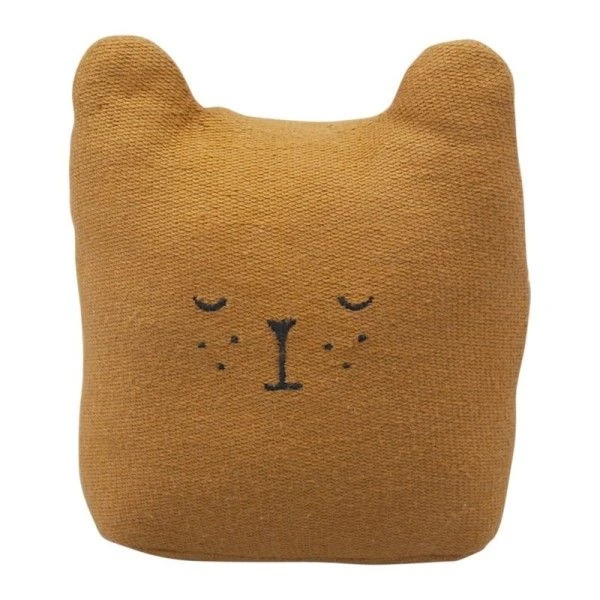 Coussin Boîte à Musique Ours Paresseux Jaune Miel Fabelab® Coton Bio GOTS- Doudou Bio Scandinave 2 Coussin Boîte à Musique Ours Paresseux Jaune Miel Fabelab® Coton Bio GOTS- Doudou Bio Scandinave – Image 2