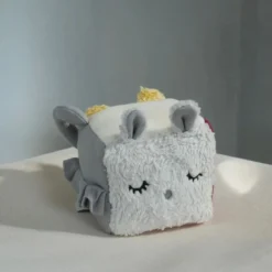 Cube D'éveil En Tissu Coton Bio Fred Franck & Fischer - Jouet Coton Bio -Jouets En Peluche Soldes cube d eveil en tissu coton bio fryd franck fischer peluche coton bio 4