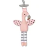 Doudou Attache Sucette Flamant Rose Franny 25 Cm Apple Park™ -Attache Sucette