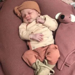 Doudou Bébé Coton Bio Point Mousse GOTS Teckel 33cm Fresk®- Doudou Bio -Jouets En Peluche Soldes doudou bebe coton bio point mousse gots teckel 33cm fresk doudou bio 2