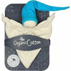 Doudou Bébé Zmooz Small Turquoise 16cm Keptin-jr - Coton Bio -Jouets En Peluche Soldes doudou bebe zmooz small turquoise keptin jr coton bio 2