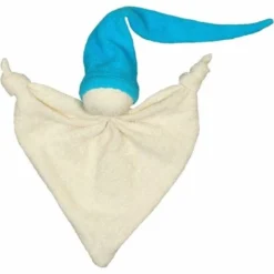 Doudou Bébé Zmooz Small Turquoise 16cm Keptin-jr - Coton Bio