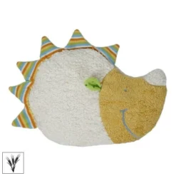 Doudou Bouillotte Epeautre Efie Hérisson Coloré 28 Cm Coton Bio Organic- Doudou Bio Naturel Efie