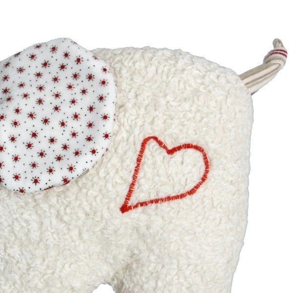 Doudou Bouillotte Efie Noyaux De Cerise Éléphant 30 Cm - Coton Bio Naturel 3 Doudou Bouillotte Efie Noyaux De Cerise Éléphant 30 Cm - Coton Bio Naturel – Image 3