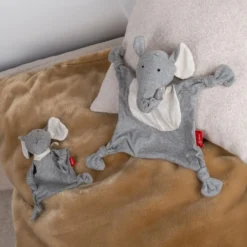 Doudou Éléphant Plat à Nœuds Jersey De Coton Bio Sigikid® 26 Cm - Doudou Bébé -Jouets En Peluche Soldes doudou elephant plat a noeuds jersey de coton bio sigikid 26 cm doudou bebe 4
