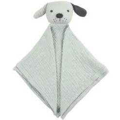 Doudou Lange De Mousseline Chien Albetta® 35cm Coton Bio - Lange Doudou