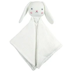 Doudou Mousseline De Coton Bio Lapin Albetta® 35 Cm - Lange Doudou