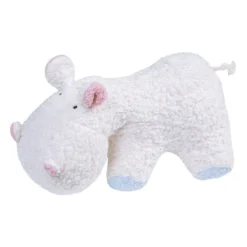 Doudou Hippopotame Blanc Coton Bio 29 Cm Efie® - Doudou Bio Naturel Efie