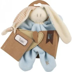 Doudou Hochet Coton Bio Keptin-jrLittle Toddel Bleu Ciel - Doudou Ecologique -Jouets En Peluche Soldes doudou hochet coton bio keptin jr little toddel bleu ciel doudou ecologique 2