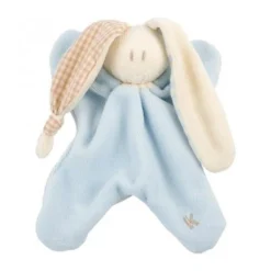 Doudou Hochet Coton Bio Keptin-jrLittle Toddel Bleu Ciel - Doudou Ecologique