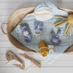 Doudou Hochet Fabelab® Poulpe Endormi Ocre 22 Cm Coton Bio GOTS Fabelab® - Hochets Bio Scandinave -Jouets En Peluche Soldes doudou hochet fabelab poulpe endormi ocre 22 cm coton bio gots fabelab hochets bio scandinave 2