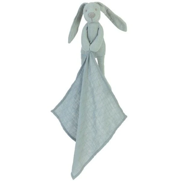 Doudou Lange Lapin Richie Bleu Lagon En Lin 37 Cm Happy Horse® - Doudou 1 Doudou Lange Lapin Richie Bleu Lagon En Lin 37 Cm Happy Horse® - Doudou