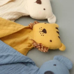 Doudou Lange Mousseline De Coton Bio Koala Albetta® 35cm- Lange -Jouets En Peluche Soldes doudou lange mousseline de coton bio koala albetta lange 3