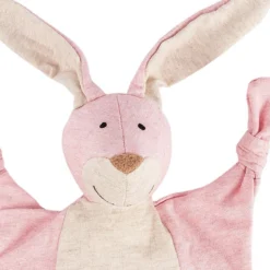Doudou Lapin Rose Plat à Nœuds Jersey De Coton Bio Sigikid® 26 Cm - Doudou Bébé -Jouets En Peluche Soldes doudou lapin rose plat a noeuds jersey de coton bio sigikid 26 cm doudou bebe 3