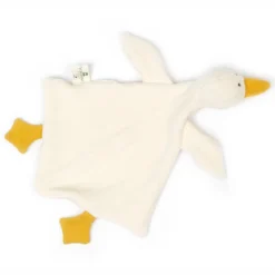 Doudou Marionnette à Doigt Oie Fritzi 30 Cm Nanchen Natur® Coton & Laine Bio- Jouet Bio