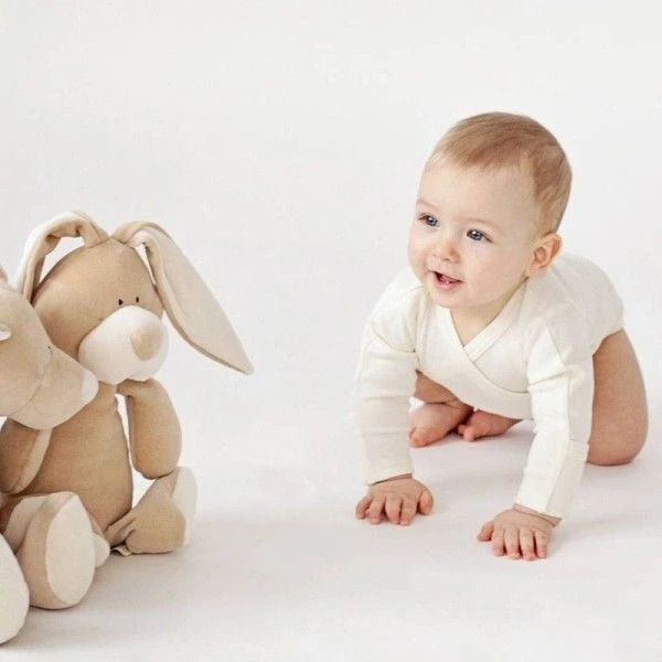 Doudou Ourson Bio Attache Tétine Wooly Organic® Coton Bio 25cm - Doudou Bio GOTS 3 Doudou Ourson Bio Attache Tétine Wooly Organic® Coton Bio 25cm - Doudou Bio GOTS – Image 3