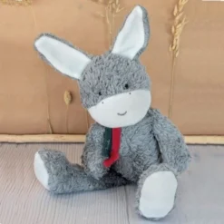 Doudou Peluche Bio Ane 30cm Maïlou Tradition® Coton Bio - Doudou Bio Français -Jouets En Peluche Soldes doudou peluche bio ane 30cm mailou tradition coton bio doudou bio francais 2