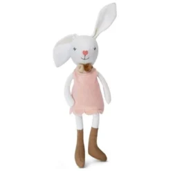 Doudou Peluche Bio Lapine Charlotte 42cm Apple Park™-Jouets Bio Apple Park™ -Jouets En Peluche Soldes doudou peluche bio lapine charlotte 42cm apple park jouets bio apple park 2