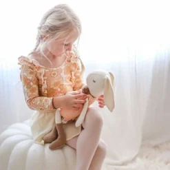 Doudou Peluche Bio Lapine Charlotte 42cm Apple Park™-Jouets Bio Apple Park™ -Jouets En Peluche Soldes doudou peluche bio lapine charlotte 42cm apple park jouets bio apple park 4