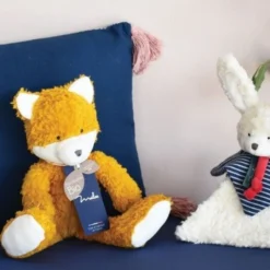 Doudou Peluche Bio Renard 30cm Maïlou Tradition® Coton Bio - Doudou Bio Made In France -Jouets En Peluche Soldes doudou peluche bio renard 30cm mailou tradition coton bio doudou bio made in france 2