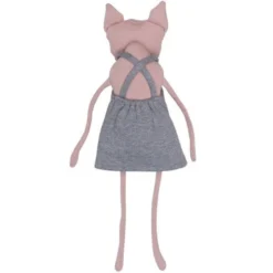 Doudou Peluche Chat Rose Wooly Organic® Coton Bio 30 Cm - Doudou Bio GOTS -Jouets En Peluche Soldes doudou peluche chat rose wooly organic coton bio 30 cm doudou bio gots 2