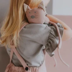 Doudou Peluche Chat Rose Wooly Organic® Coton Bio 30 Cm - Doudou Bio GOTS -Jouets En Peluche Soldes doudou peluche chat rose wooly organic coton bio 30 cm doudou bio gots 7