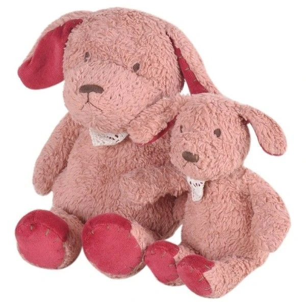 Doudou Peluche Coton Bio Petit Chien 18cmTikiri® - Jouet Bio 2 Doudou Peluche Coton Bio Petit Chien 18cmTikiri® - Jouet Bio – Image 2