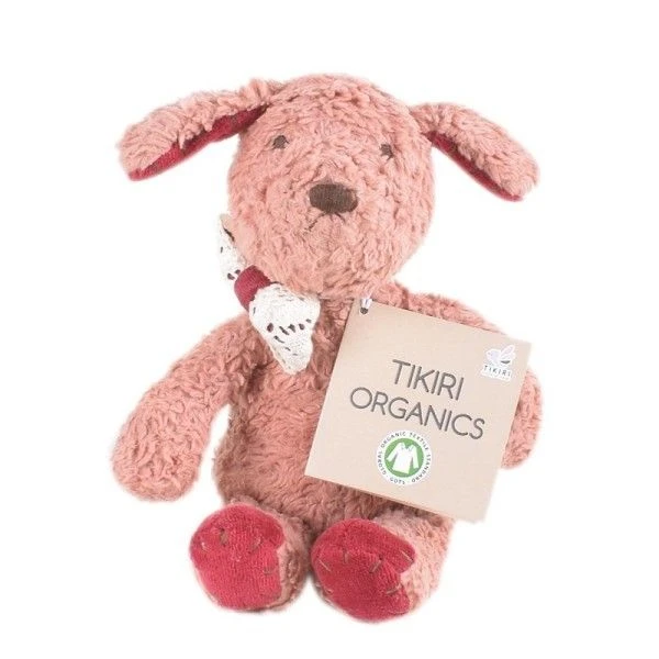 Doudou Peluche Coton Bio Petit Chien 18cmTikiri® - Jouet Bio 1 Doudou Peluche Coton Bio Petit Chien 18cmTikiri® - Jouet Bio