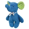 Doudou Peluche Efie Petit Elephant Bleu 20 Cm - Jouet Bio GOTS