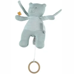Doudou Peluche Musicale Coton Bio Nouky Menthe Noukie's® - Bébé Bio -Jouets En Peluche Soldes doudou peluche musicale coton bio nouky menthe noukie s bebe bio 2