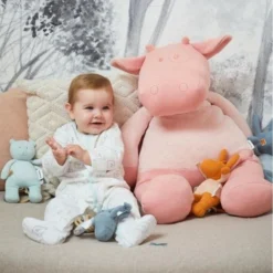 Doudou Peluche Musicale Coton Bio Nouky Menthe Noukie's® - Bébé Bio -Jouets En Peluche Soldes doudou peluche musicale coton bio nouky menthe noukie s bebe bio 3