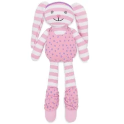 Doudou Peluche Organic Farm Buddies™ Lapine Danseuse HiP Hop Coton Bio - Doudou Bio