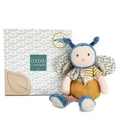 Doudou Peluche Pollen L'abeille 30cm Coton Bio Doudou Et Compagnie® - Doudou Bio Français -Jouets En Peluche Soldes doudou peluche pollen l abeille 30cm coton bio doudou et compagnie doudou bio francais 6