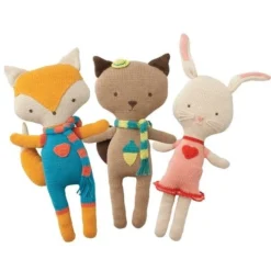Doudou Peppa® Tricot Bio Ecureuil - Doudou Bio Equitable -Jouets En Peluche Soldes doudou peppa tricot bio ecureuil doudou bio equitable 4