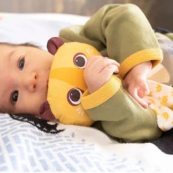 Doudou Plat 28cm Coton Bio Lion Coq En Pâte® - Doudou Coton Bio -Jouets En Peluche Soldes doudou plat 28cm coton bio lion en pate cartable coton bio 3