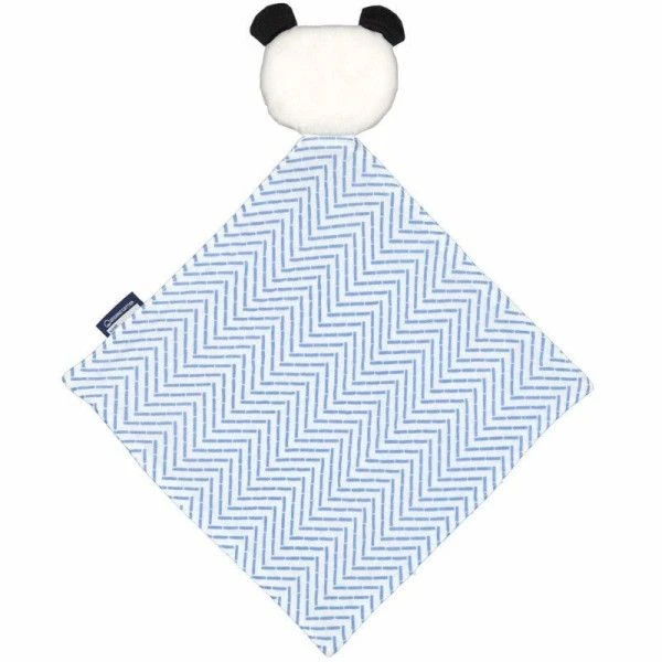 Doudou Plat 28cm Coton Bio Panda Coq En Pâte® - Doudou Coton Bio 2 Doudou Plat 28cm Coton Bio Panda Coq En Pâte® - Doudou Coton Bio – Image 2
