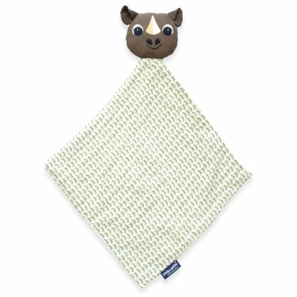 Doudou Plat 28cm Coton Bio Rhinocéros Coq En Pâte® - Doudou Coton Bio 1 Doudou Plat 28cm Coton Bio Rhinocéros Coq En Pâte® - Doudou Coton Bio