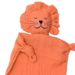 Doudou Plat à Nœuds Coton Bio Lion APunt Barcelona®- Doudou Bébé Bio -Jouets En Peluche Soldes doudou plat a noeuds coton bio lion apunt barcelona doudou bebe bio 1