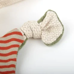 Doudou Plat à Nœuds Lapin Bio Serie Green Sigikid® 28 Cm - Doudou Plat Coton Naturel -Jouets En Peluche Soldes doudou plat a noeuds lapin bio green sigikid coton naturel 5