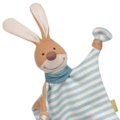 Doudou Plat à Nœuds Sigikid® Lapin Pantin Jersey Marinière Green 28 Cm - Peluche Lapin -Jouets En Peluche Soldes doudou plat a noeuds sigikid lapin pantin tricote green 28 cm peluche lapin 2