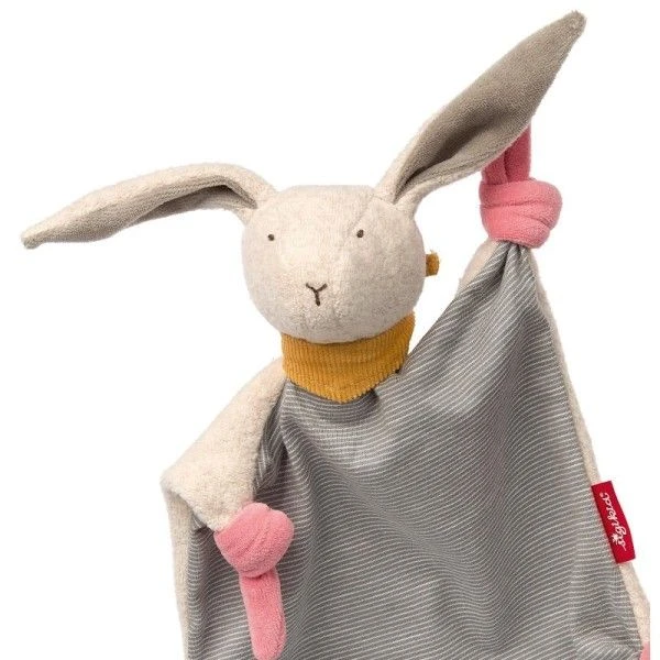 Doudou Plat à Nœuds Sigikid® Lapin 'Vintage 50's Signature' 25cm - Doudou Chien 2 Doudou Plat à Nœuds Sigikid® Lapin 'Vintage 50's Signature' 25cm - Doudou Chien – Image 2