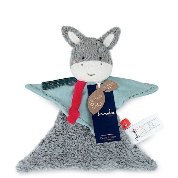 Doudou Plat Ane 22 Cm Maïlou Tradition® Coton Bio - Doudou Bio Fait En France 1 Doudou Plat Ane 22 Cm Maïlou Tradition® Coton Bio - Doudou Bio Fait En France