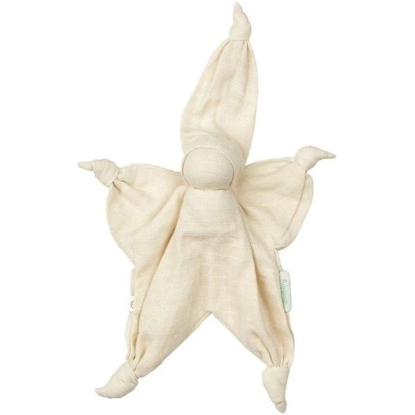 Doudou Plat Bébé Hoppa® Lutin Sisco Mousseline Écru 24cm Coton Bio GOTS - Doudou Bébé 1 Doudou Plat Bébé Hoppa® Lutin Sisco Mousseline Écru 24cm Coton Bio GOTS - Doudou Bébé
