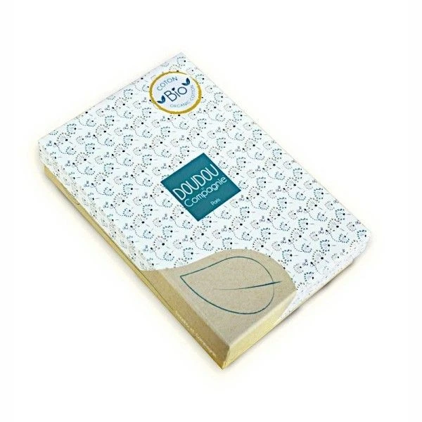 Doudou Plat Bébé L'abeille Ocre 20cm Coton Bio Doudou Et Compagnie® - Doudou Bio Français 4 Doudou Plat Bébé L'abeille Ocre 20cm Coton Bio Doudou Et Compagnie® - Doudou Bio Français – Image 4