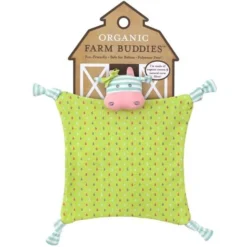 Doudou Plat Bio Apple Park™ Vache Bella 30cm - Organic Farm Buddies™ -Jouets En Peluche Soldes doudou plat bio apple park vache bella 2